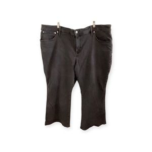 Women’s‎ gray Madewell mid-rise kickback jeans, size 28w